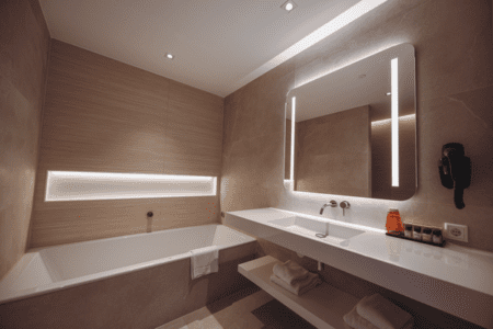 Badkamer Superior kamer Van der Valk Hotel Houten
